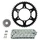 KIT CHAINE ADAPTABLE YAMAHA 600 FZ6 S2 2007>2010 530 16x46 (DIAM COURONNE 110/130/10.25) (DEMULTIPLICATION ORIGINE) -AFAM