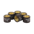 GALET/ROULEAU SCOOT MAGNETI MARELLI 15x12 3,5g (x6) POUR MBK 50 BOOSTER, NITRO, OVETTO, STUNT/YAMAHA 50 BWS, AEROX, NEOS, SLIDER