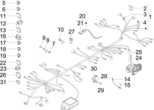Faisceau de câbles principal