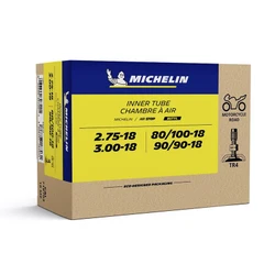 CHAMBRE A AIR 18'' 2.75 A 3.00-18, 90/90-18 MICHELIN 18ME VALVE TR4