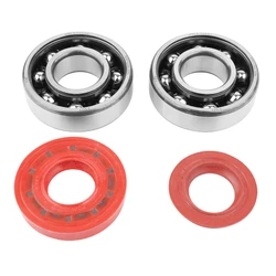 ROULEMENT D'EMBIELLAGE + JOINT SCOOT P2R RACING POUR MBK 50 BOOSTER, NITRO/YAMAHA 50 BWS, AEROX/APRILIA 50 SR/CPI 50 ARAGON/GENERIC 50 IDEO/KEEWAY 50 FOCUS (KIT 6204 FAG POLYAMIDE C4/JOINT RACING ROU)