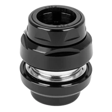JEU DIRECTION FILETE 1"1/8 (PIVOT FOURCHE 25,4 INTERIEUR/28,6 EXTERIEUR) NEWTON ALU NOIR CAGE A BILLES