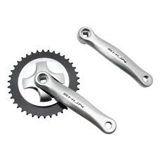 CHAINSET FOR URBAN BIKE- P2R - -ALUMINIUM CRANKS - 165mm WITH 38T.CHAINRING- CHAIN 5/8 Speed