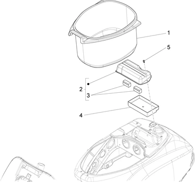 Logement casque - Dessous de selle