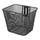 PANIER AVANT ACIER NID ABEILLE BASIL BREMEN NOIR (35x26x29 cm) -VENDU AVEC FIXATION POTENCE PLONGEUR