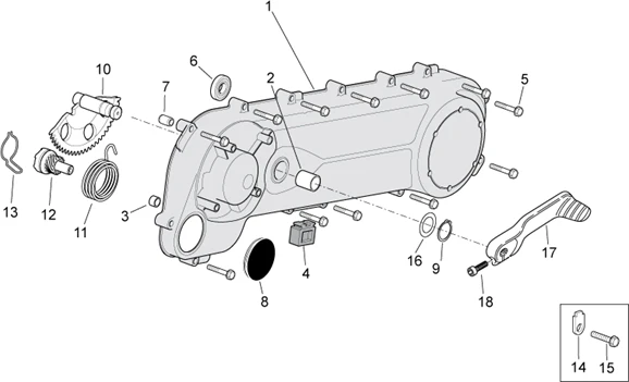 Couvercle transmission