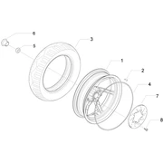 Roue arrière