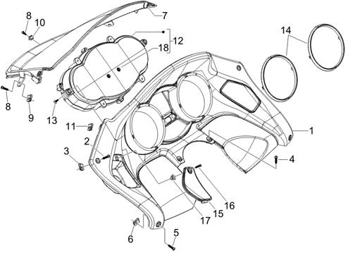 Groupe instruments - Cruscotto