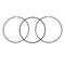 OIL SCRAPER PISTON RING- "PIAGGIO GENUINE PART" APRILIA 1000 RSV-4, TUONO -857106