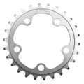 CHANRING FOR ROAD BIKE- 5 Arms-26T. Ø74 TRIPLE SILVER -ALUMINIUM- 7075 STRONGLIGHT 9/10 Speed