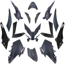 CARROSSERIE/CARENAGE MAXISCOOTER ADAPTABLE YAMAHA 560 TMAX 2022>2024 DARK PETROL MAT (KIT 15 PIECES)