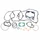 COMPLETE GASKET SET- FOR YAMAHA 125 YZ 2005>2021 / FANTIC 125 XE 2021, 125 XX 2021 2 Stroke -ATHENA