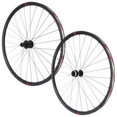 ROUES GRAVEL 700 FULCRUM RAPID RED 900 TUBELESS READY NOIR CASSETTE SHIMANO 11/10V. (PAIRE)
