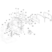 Coffre avant - Contre-tablier