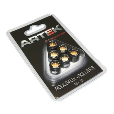 VARIATOR ROLLERS FOR SCOOT ARTEK K1 15x12 4,5g (x6) FOR MBK 50 BOOSTER, NITRO, OVETTO, STUNT/YAMAHA 50 BWS, AEROX, NEOS