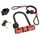ANTIVOL VELO U NEWTON DIAM 13 MM AVEC CABLE AVEC SUPPORT NOIR/ROUGE (2 CLES)