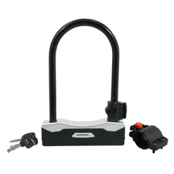 ANTIVOL VELO U NEWTON METAL D12 140 x 245 mm AVEC CLE PLATE ACIER (AVEC SUPPORT)