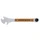 OUTIL CLE A PEDALE WOOD 15mm + DOUILLE 14 & 15 MM MANCHE BOIS NEWTON