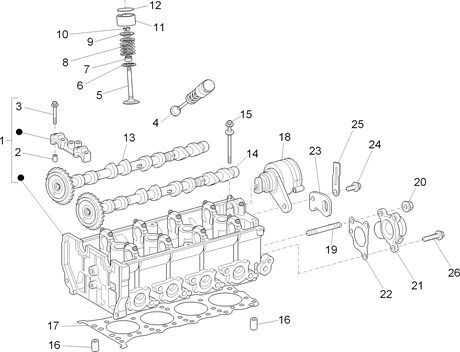 Ensemble culasse - Soupape