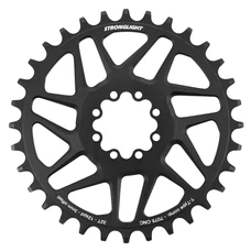 PLATEAU VTT DIRECT MOUNT 8 TROUS POUR SRAM SX/NX/GX STRONGLIGHT MONO ALU NOIR 32DTS - 12V. NARROW WIDE (DEPORT 3mm)