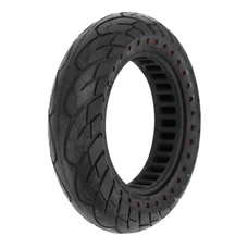 PNEU TROTTINETTE PLEIN 10 X 2.50 NOIR POINT ROUGE (JANTE LARGEUR 34mm)