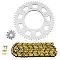 KIT CHAINE ADAPTABLE DERBI 50 SENDA R X-TREME 2006>2012, SENDA X-RACE 2006>2011 420 11x53 (DIA COURONNE 105/125/8.5) (DEMULTIPLICATION ORIGINE) -AFAM