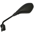 RETROVISEUR ADAPTABLE PIAGGIO 125-250-300 X7 2008> / GILERA 125-300-500 NEXUS 2008> / APRILIA 125-300 SR MAX 2011> GAUCHE NOIR (HOMOLOGUE CE) -P2R