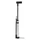 POMPE A PIED MINI ROUTE NEWTON ALU GRIS/NOIR AVEC PIED PLIABLE 8BARS 131g
