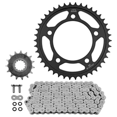 KIT CHAINE ADAPTABLE HONDA 650 CB F, CBR F 2014>2018, 650 CB R, CBR R 2019> 525 15x42 (DIAM COURONNE 112/138/12.25) (DEMULTIPLICATION ORIGINE) -JT SPROCKETS
