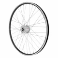 WHEEL FOR MTB- 27,5" ER10 FRONT - BLACK ALUMINIUM- DOUBLE WALL - SHIMANO HUB DYNAMO DH2N 6 VOLT-3W