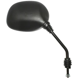 RETROVISEUR ADAPTABLE PIAGGIO 50 TYPHOON 1993>2004, NRG 1994>1998, NTT 1995>1996  DROIT NOIR (OE 271018) (HOMOLOGUE CE)  -SELECTION P2R-