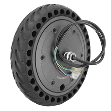 MOTEUR TROTTINETTE XIAOMI M365, ESSENTIAL, 1S 36V 250W NOIR (COMPLET AVEC ROUE ET PNEU PLEIN ALVEOLE 8.5 X2) -P2R