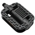 FLAT PEDAL FOR URBAN BIKE- -RESIN-P2R MONOBLOC -BLACK- 9/16" (PAIR)