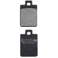 PLAQUETTE DE FREIN NEWFREN ADAPTABLE PIAGGIO 50 ZIP 2T/4T 2006> AV, LIBERTY 2T 1997> AV, LIBERTY 4T 2000> AV, VESPA LX 2T/4T 2005> AV, ZIP 1996>1999 AV (FD0225BE)  (ELITE ORGANIQUE)