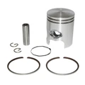 PISTON FOR SCOOT CPI 50 POPCORN, OLIVER, ARAGON /KEEWAY 50 FOCUS, HURRICANE /GENERIC 50 XOR (PIN Ø10mm - 2 RINGS 1,5mm)  -P2R QUALITE PREMIUM-