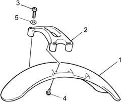 Carrosserie av. - Garde-boue AV