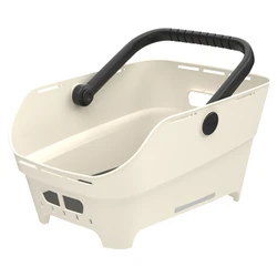PANIER ARRIERE SYNTHETIQUE RECYCLE CENTO NEO MIK 2.0 BASIL BLANC CASSE (46x35x25cm) COMPATIBLE SYSTEME MIK 2.0 (FIXATION INCLUS)