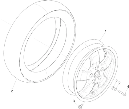 Roue avant