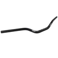GUIDON MOTO ROUTE DOMINO HRN ALU DIAM 28,5 mm LONG 800 mm HAUT 118 mm NOIR SANS BARRE DE RENFORT