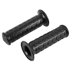 REVETEMENT POIGNEE ADAPTABLE CYCLO NOIR PAVE DIAM 22/24mm LONGUEUR 115mm (PAIRE) -SELECTION P2R