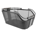 PANIER ARRIERE ACIER NID ABEILLE BASIL CENTO TECH NOIR SYSTEME MIK 2.0 SUR PORTE BAGAGE IDEAL POUR E-BIKE/VAE (L46xl34xH25cm) AVEC ECLAIRAGE LED (COMPATIBLE AVEC 157030)