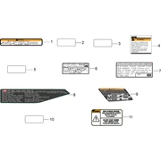 Plaquettes et decalcomanies