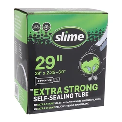 CHAMBRE A AIR VELO 29 x 2.35-3.0 SLIME VALVE SCHRADER OBUS DEMONTABLE AVEC LIQUIDE ANTI-CREVAISON -COMPATIBLE VAE