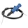 COMMANDE DE STARTER A CABLE POLINI UNIVERSEL A TIRETTE BLEU (AVEC CABLE) (316.0023)