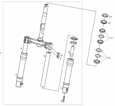 Fourche avant