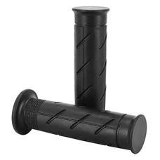 GRIP-DOMINO ORIGINAL- ON ROAD - HONDA TYPE 0282- BLACK 120mm CLOSED END (PAIR)