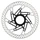 DISQUE DE FREIN ROUTE CAMPAGNOLO CENTERLOCK/AFS DB 140mm ARGENT -EPAISSEUR 1.85 mm