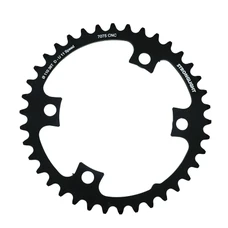 CHAINRING FOR ROAD BIKE- 38T. Ø 110 - 4 ARMS "INNER" TYPE ULTEGRA 6800 - BLACK -ALUMINIUM- 7075 STRONGLIGHT 11 Speed