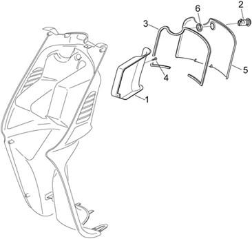 Carrosserie centrale II - Porte-objets