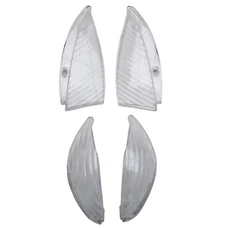 LENS FOR FLASHER FOR SCOOT PEUGEOT 50 VIVACITY FRONT+REAR TRANSPARENT (x4) -REPLAY